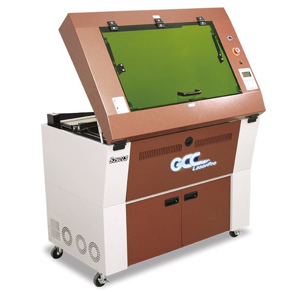 Absolute Toner GCC LaserPro S290LS-20SHS 20W Fiber Laser Engraver With Programmable Origin Modes Paper Cutters