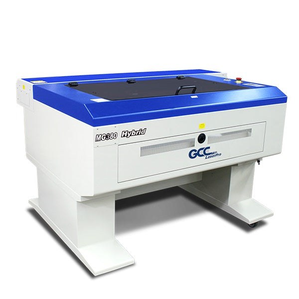 Absolute Toner GCC LaserPro MG380Hybrid 12-100W CO2 Laser Engraver With Superb Engraving and Cutting Quality Paper Cutters