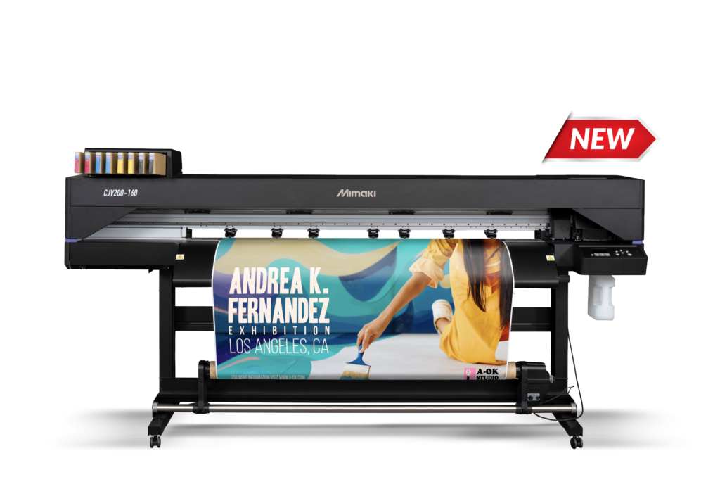 Absolute Toner $295/Month New Model Mimaki CJV200-160 64" Print and Cut Eco-Solvent Inkjet Printer Cutter Plotter