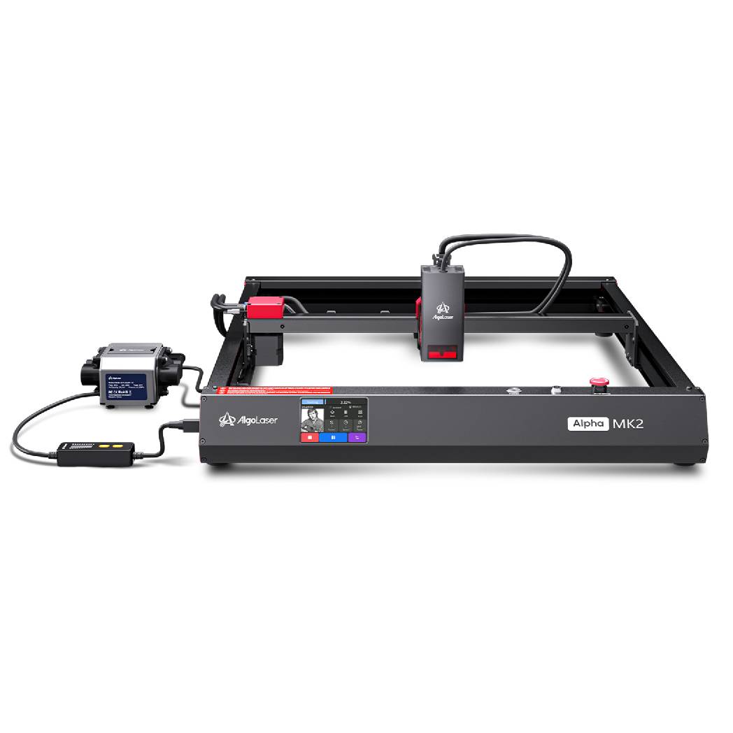 SUPER EASY TO USE Engraving Machines Algolaser Alpha MK2 20W High Quality Diode Laser for Metal and Non-Metal Materials