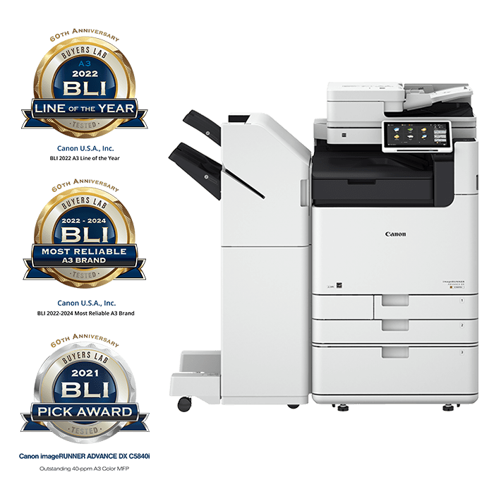 Absolute Toner Canon ImageRunner ADVANCE DX C5840i, Cloud collaboration, Outstanding Reliability and Impressive Color Quality Multifunction Printer, 40 PPM