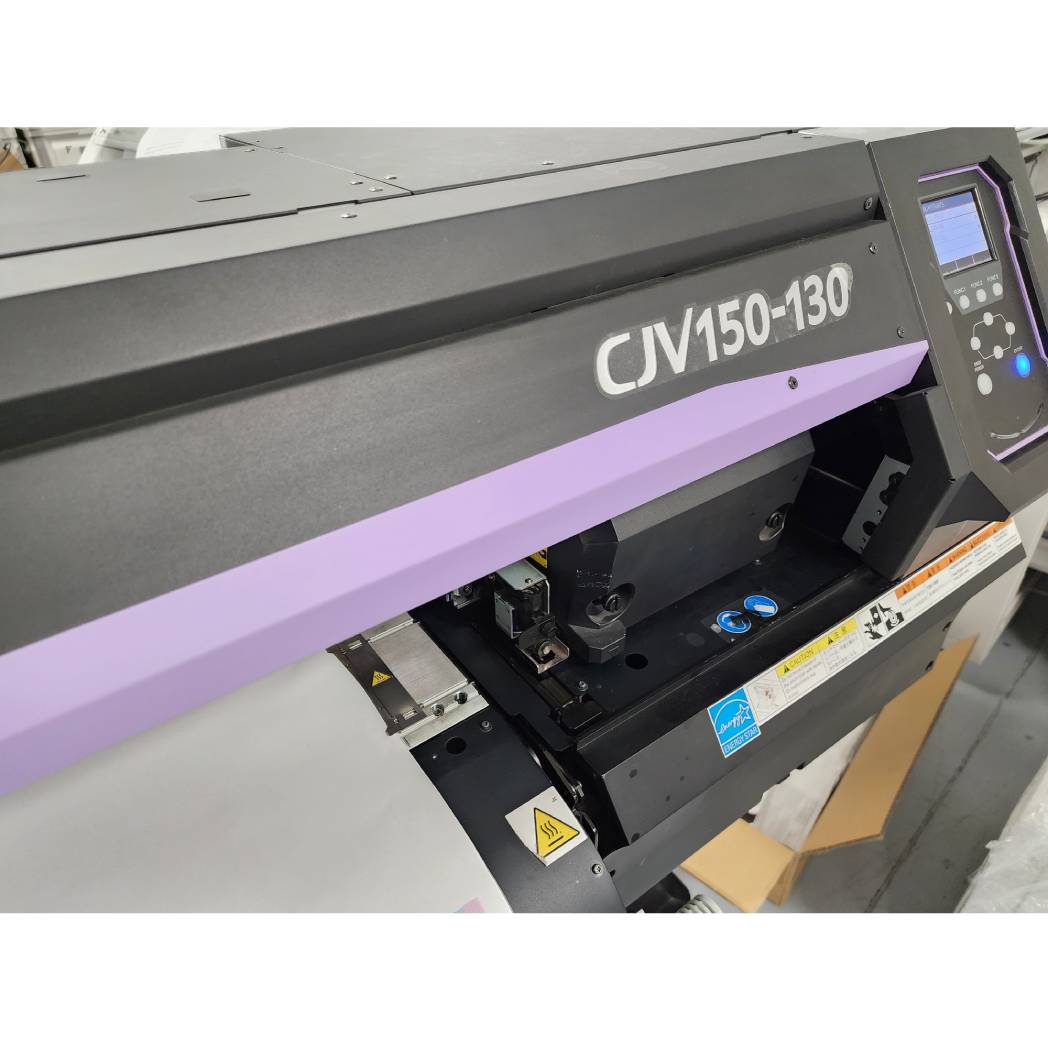 Absolute Toner $198/Month 54" Mimaki CJV150-130 REPO Current Model Print/Cut (Printer/Cutter) 54" Inches Plotter With Auto Soaking and Take-up Unit Print and Cut Plotters