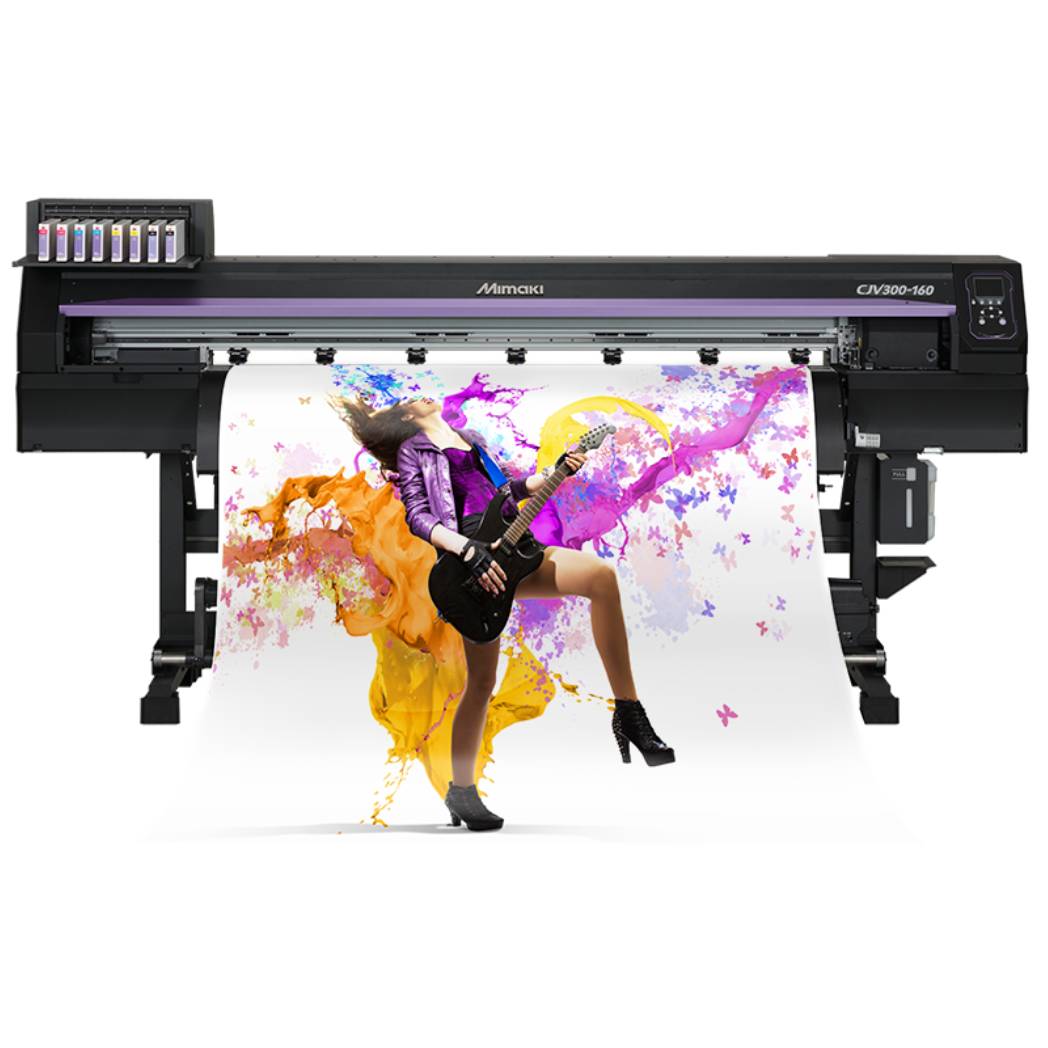 $295/MONTH NEW 2 HEADS 54" CJV300-130 Plus Mimaki Eco-Solvent Print/Cut Vinyl Plotter Cutter Printer With MAPS4 (Mimaki Advanced Pass System