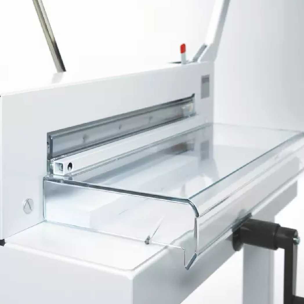 Absolute Toner $100/Month Brand New MBM CU0450L Triumph 4305 16.8" Inch Tabletop Manual Paper Cutter, Includes includes CU0450L Cutter, CU0409L Holder, AC0687 Cutting Knife and AC0695 Cutting Sticks Paper Cutters