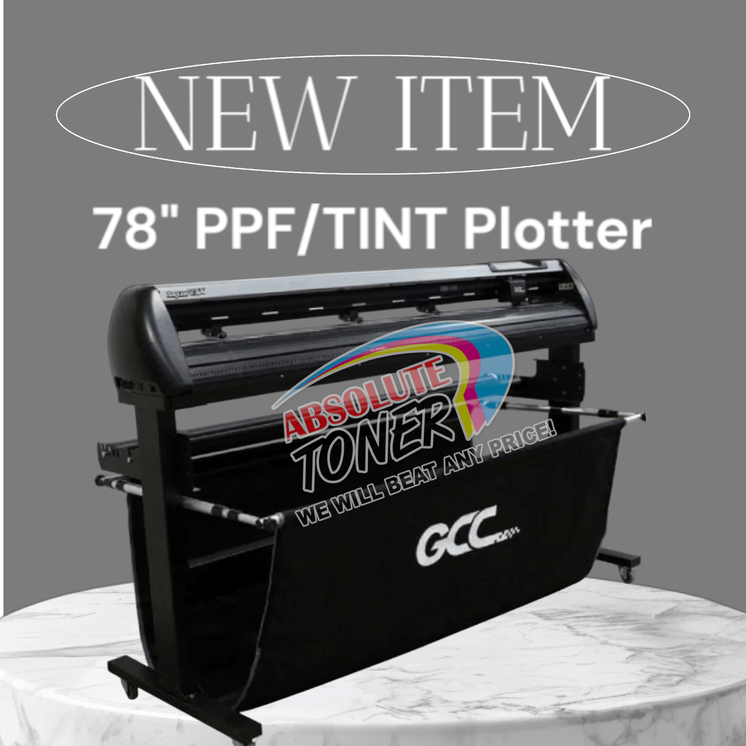 Absolute Toner $99/Month NEW 78" JAGUAR PPF/TINT PLOTTER J5 183LX for Professional PPF/TINT Application including Vinyl cutting AAS II Contour Cutting FREE Stand/Media Basket Vinyl Cutters