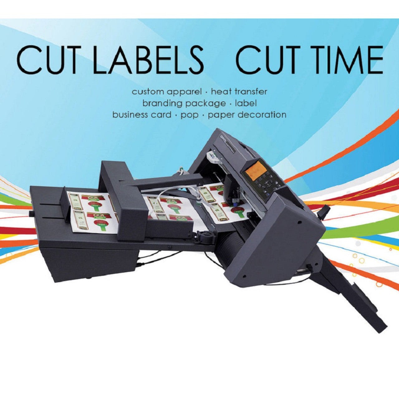 Absolute Toner $149/month - DIY Door Hanger Cutting Machine - Die Cutter with AUTO FEEDING and Creasing Box making, Labels and Stickers die-cutting Paper Cutters