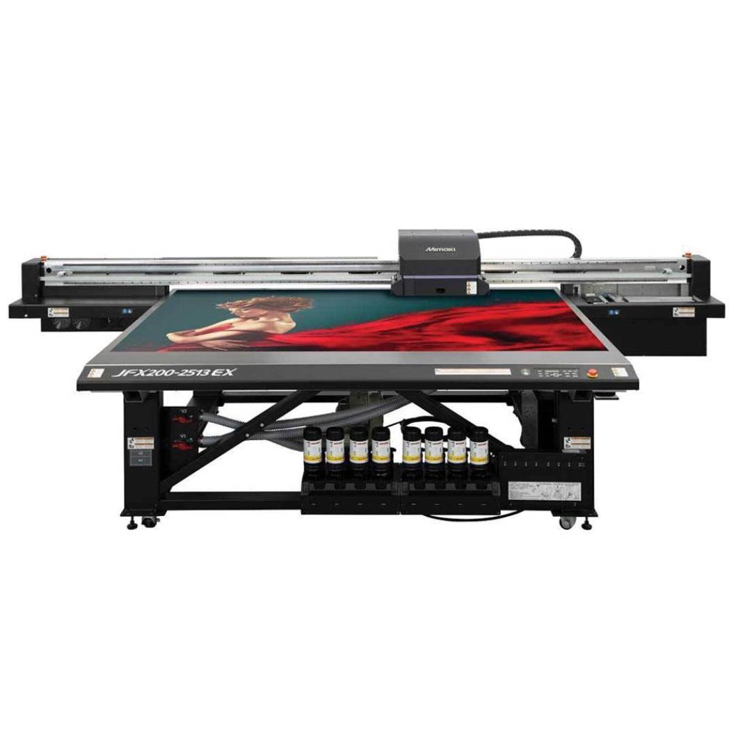 Absolute Toner Brand New Mimaki JFX200-2513EX Printer 51″ X 98″ – Wide Format UV Curable Flatbed Production Printer Printers/Copiers