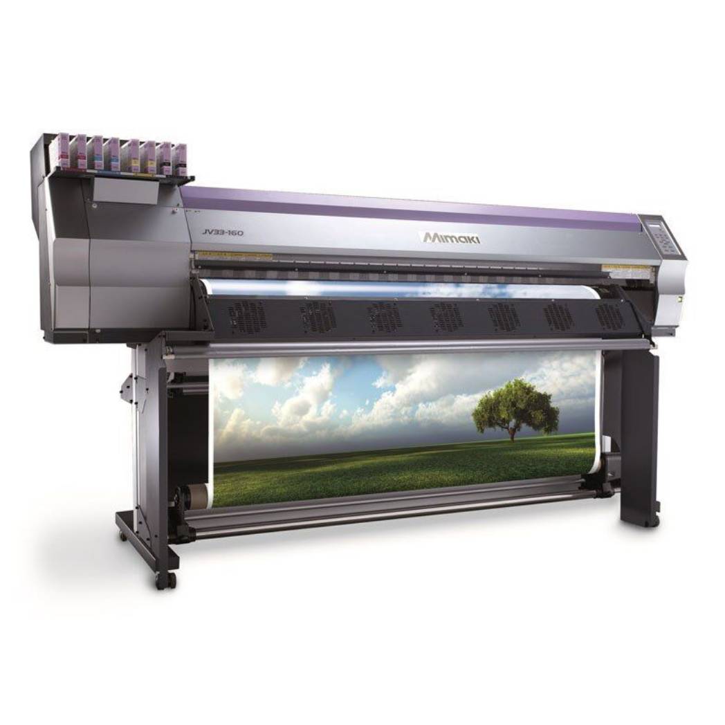 Absolute Toner Brand New Mimaki JV33-160 63" Inch Wide Format Inkjet Eco-Solvent Printing Machine Printer For Banner Canvas Sign Vinyl Sticker Printers/Copiers