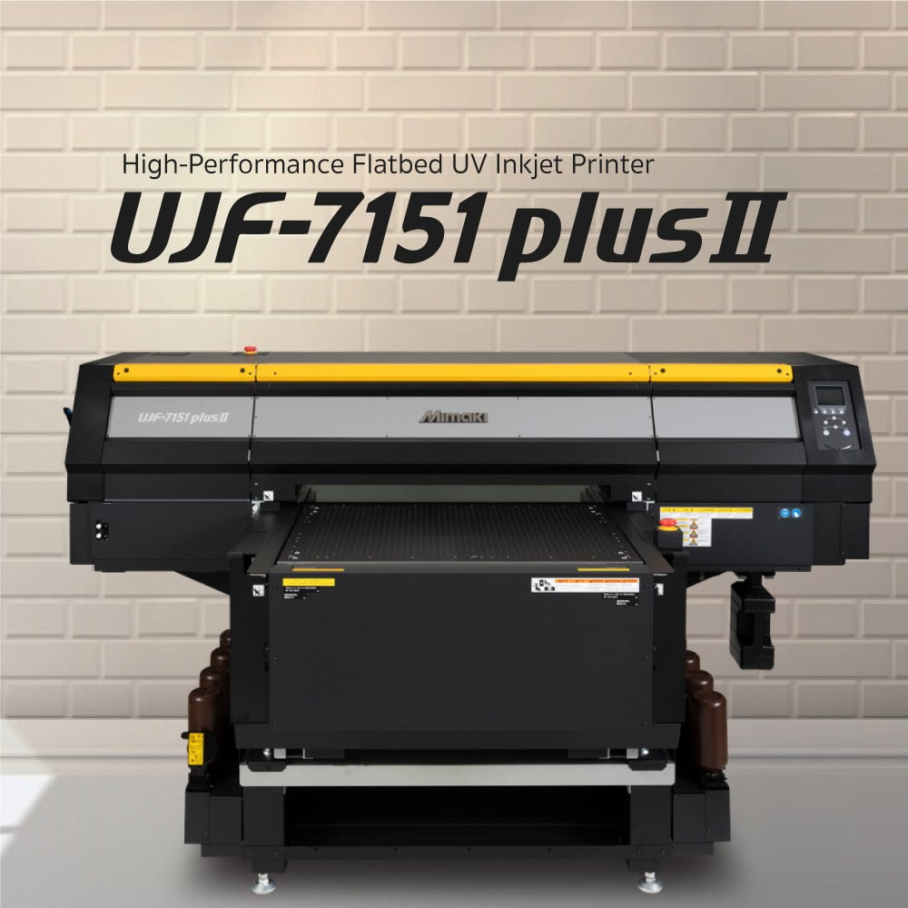 Absolute Toner $986/Month -SAVE $21,000 (25% +/- Saving) on Mimaki UV Flatbed UJF-7151 Plus II Multipurpose UV-LED Flatbed Inkjet Printer 1 YR WARRANTY Printers/Copiers