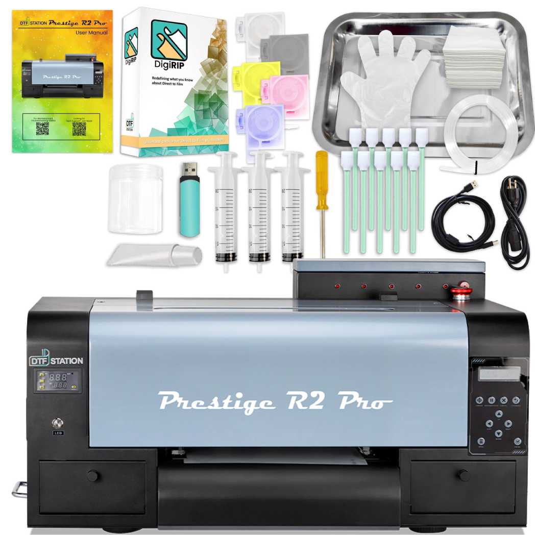 Absolute Toner $217/Month New DTF Station Prestige R2 Pro 13" Direct To Film (DTF) Printer With Dual Epson i1600 Print Heads For Enhanced Reliability DTF printer