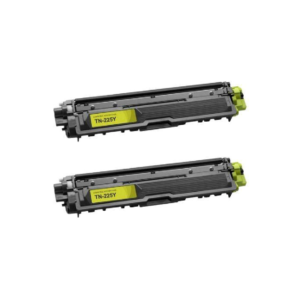 Compatible Yellow Toner Cartridge For Brother TN-225 TN225Y Use with Brother MFC-9130CW HL-3170CDW MFC-9330CDW MFC-9340CDW HL-3140CW HLL3170CDW MFC-9140CDN Printer (High Yield Of TN-221)