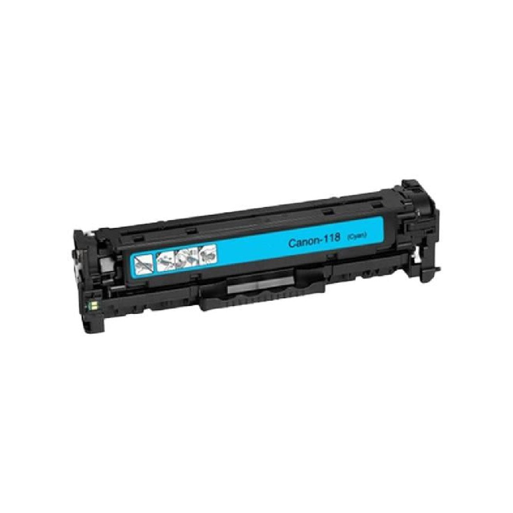 Absolute Toner Compatible Toner Cartridge For Canon 118 Cyan | Absolute Toner for Canon Color imageCLASS MF8580Cdw MF8380Cdw MF8350Cdn MF722Cdw MF726Cdw MF727Cdw MF729Cdw LBP7200C LBP7200Cd Canon Toner Cartridges