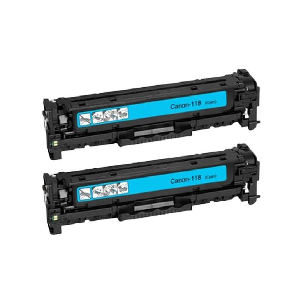 Absolute Toner Compatible Toner Cartridge For Canon 118 Cyan | Absolute Toner for Canon Color imageCLASS MF8580Cdw MF8380Cdw MF8350Cdn MF722Cdw MF726Cdw MF727Cdw MF729Cdw LBP7200C LBP7200Cd Canon Toner Cartridges