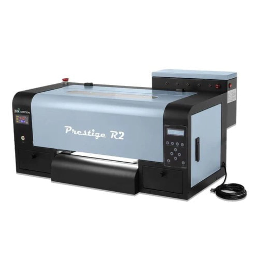 Absolute Toner $179/Month New DTF Station Prestige R2 DTF A3+ (13") Desktop Sized Roll to Roll Printer Bundle Including Universal DTF Film DTF printer