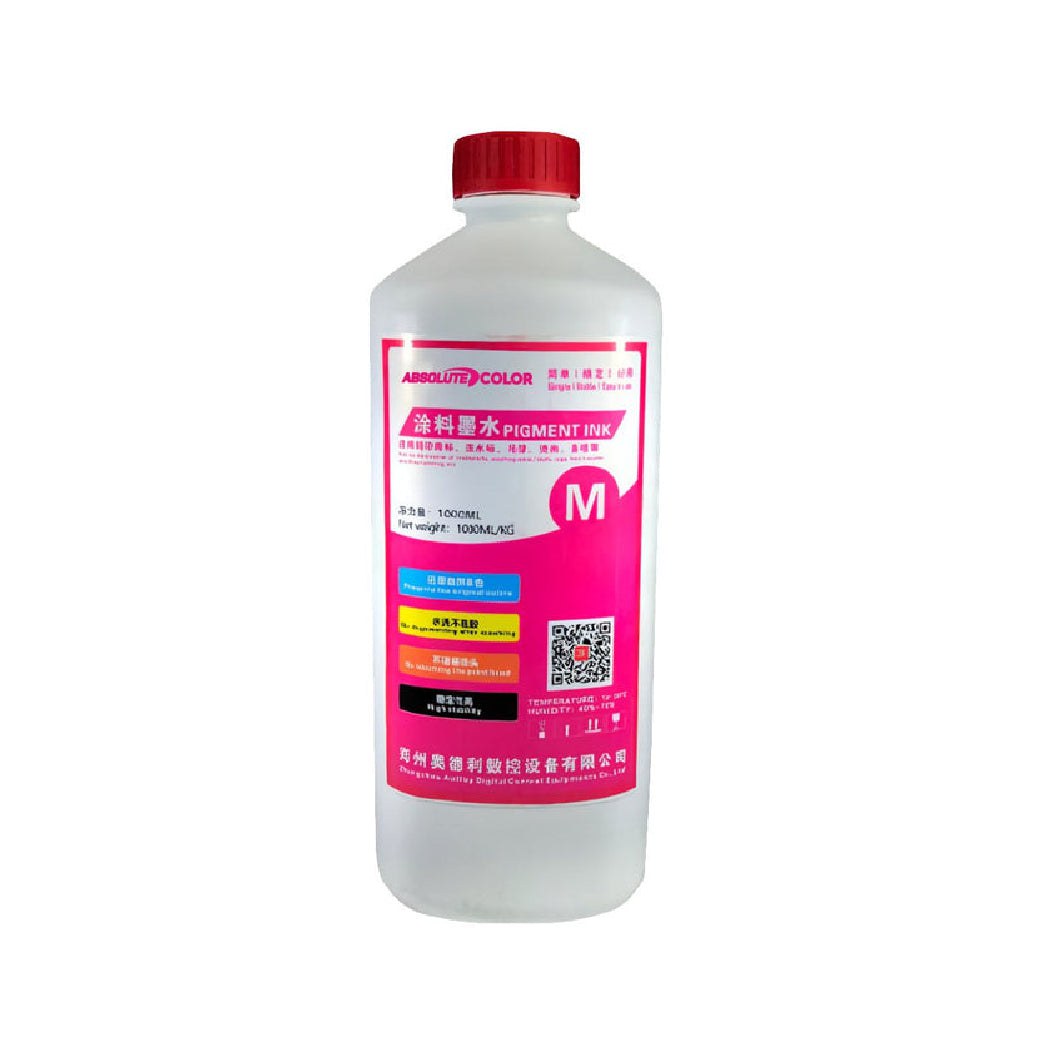 Absolute Toner Audley Direct To Film (DTF) Ink Magenta Color 1 Liter DTF ink