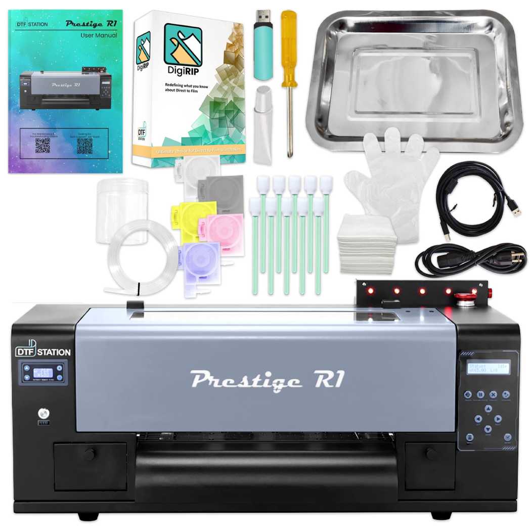 Absolute Toner $139/Month New  DTF STATION Prestige R1 13" Inch A3+ DTF (Direct-to-Film) Roll Printer With Auto Ink Alarming System, The Ideal Entry-Level DTF Printer DTF printer