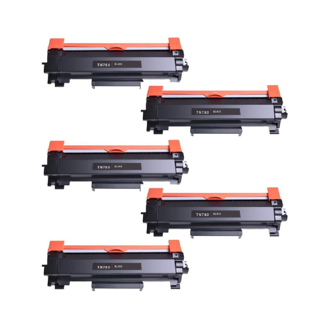 Absolute Toner Compatible Black Toner Cartridge For Brother TN-760 TN760 Use with HL-L2350DW HL-L2395DW HL-L2390DW HL-L2370DW MFC-L2750DW MFC-L2710DW DCP-L2550DW Brother Toner Cartridges