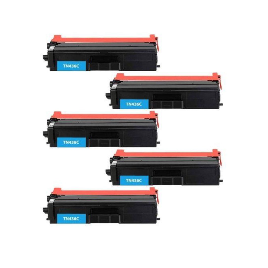 Absolute Toner Compatible Cyan Toner Cartridge For Brother TN436 TN436C High Yield for Brother HL-L8360CDW HL-L8260CDW MFC-L8900CDW MFC-L8690CDW Brother Toner Cartridges