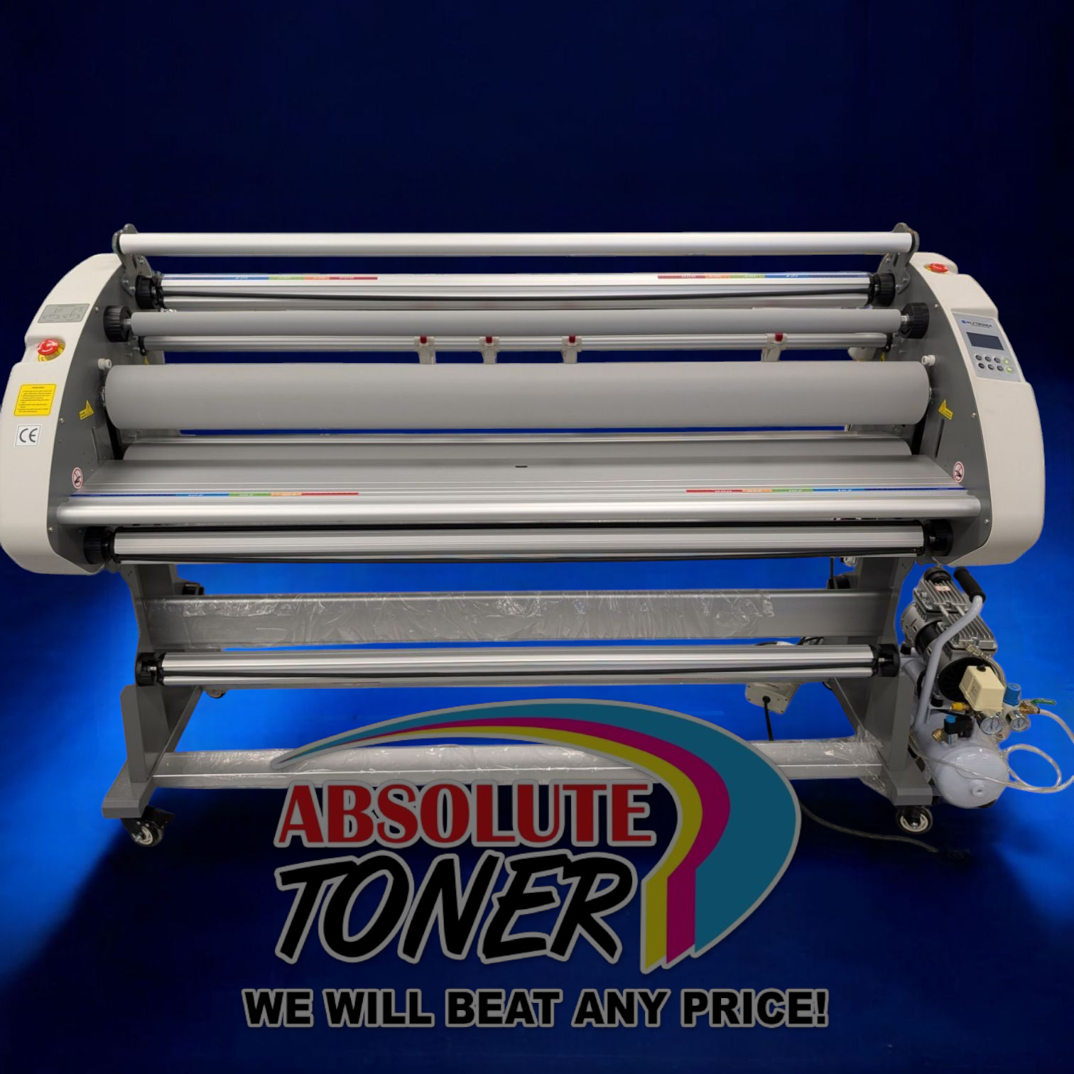 Absolute Toner $119/Month PLYTRONIX PRO Anti-Static Auto High-Speed Cold/Hot Laminator PRO 64'' Wide Format, Dual-Mode Lamination, Professional Laminating Machine for Graphics, Banners, Signs, and More - Precision & Efficiency Laminator