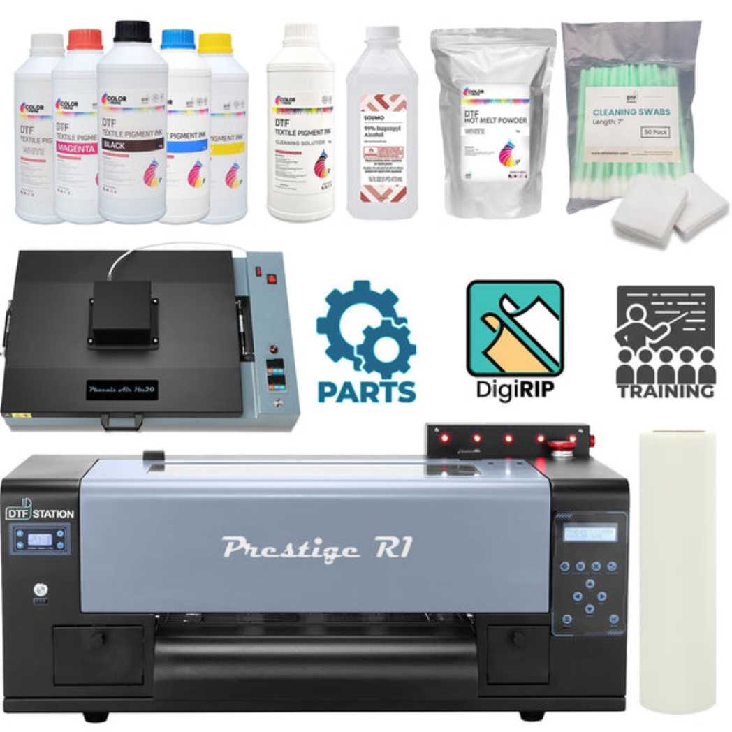 Absolute Toner $181/Month DTF STATION Prestige R1 13" Inch A3+ DTF (Direct-to-Film) Printer With Phoenix Air 16x20 Curing Oven Bundle DTF printer