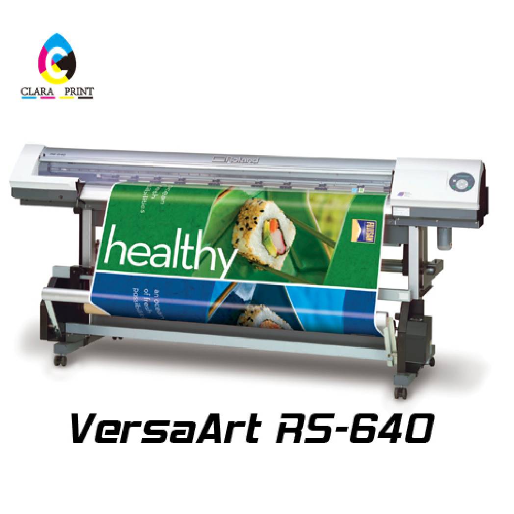 Absolute Toner $135/month 64" ROLAND Dye-Sublimation OR Eco-Solvent (4 NEW HEADS) VersaArt RS-640 (RS640) Large Format Printer For Signs And Posters or Dye-sublimation. Large Format Printers