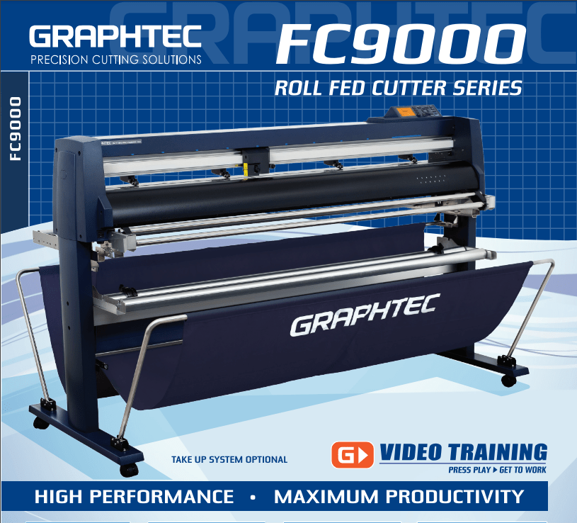 Absolute Toner Graphtec FC9000-160 64'' (10% OFF 4 CASH) Professional Vinyl Roll-fed Cutting Plotter Vinyl Cutters