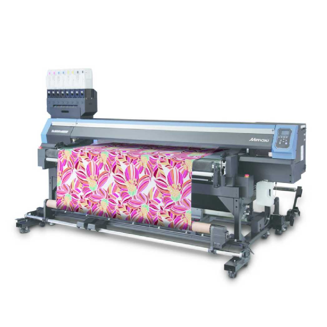 Absolute Toner Brand New Mimaki Tx300P-1800B 74.8" (Media) Wide Format Belt Drive Direct-To-Fabric Textile Inkjet Printer Print and Cut Plotters