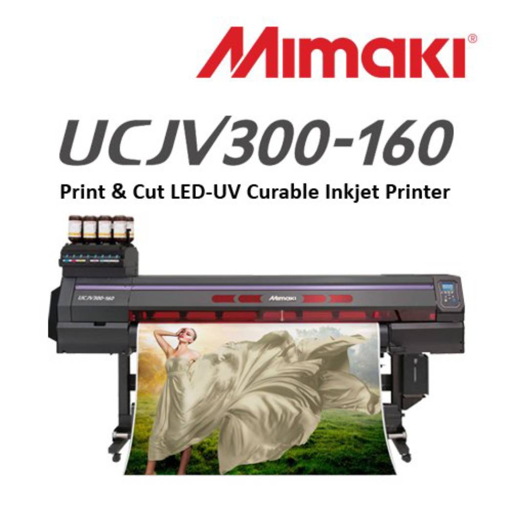 $395/month *WE BEAT ANY PRICE! UCJV300-160 64" Brand New Mimaki UV Light Curable Inkjet Printer And Cutting Plotter With ID Cut Function