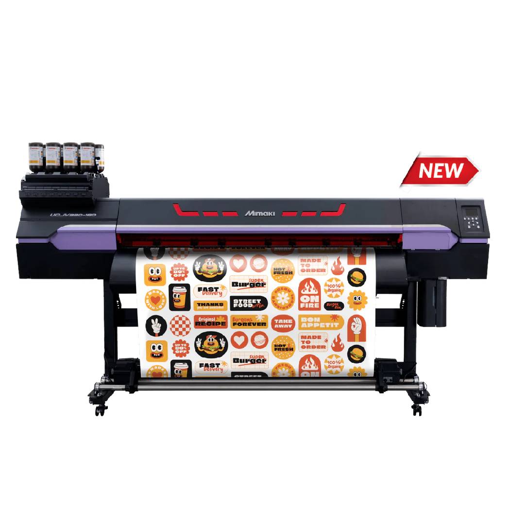 Absolute Toner Brand New Mimaki UCJV330-130 54" Inch UV-LED Integrated Roll to Roll Inkjet Printer With Significantly Improved Productivity And Image Quality For Sign Graphics Printers/Copiers