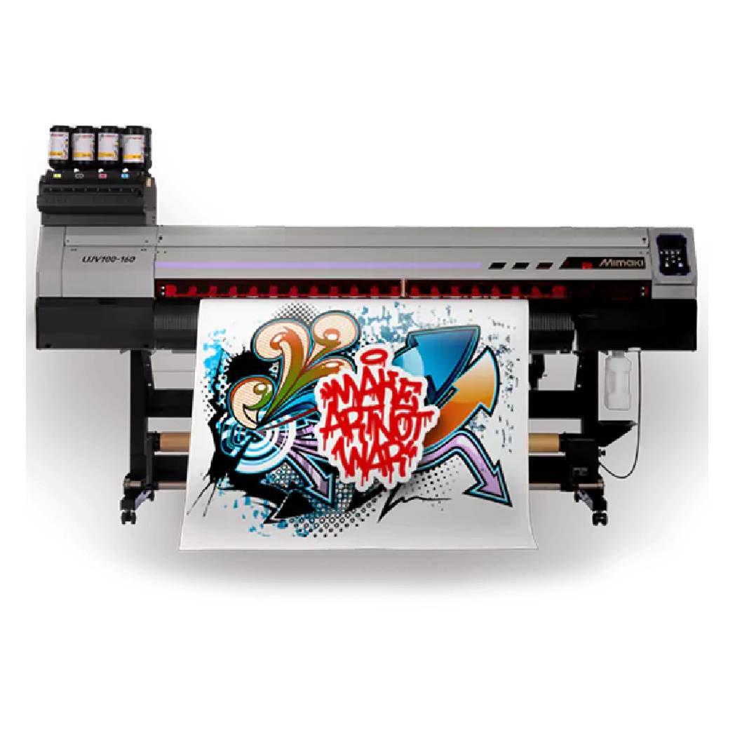 Absolute Toner Brand New Mimaki UJV100-160 64" Inch UV-LED Roll to Roll Inkjet Printer With Dot Adjustment System (DAS) Printers/Copiers