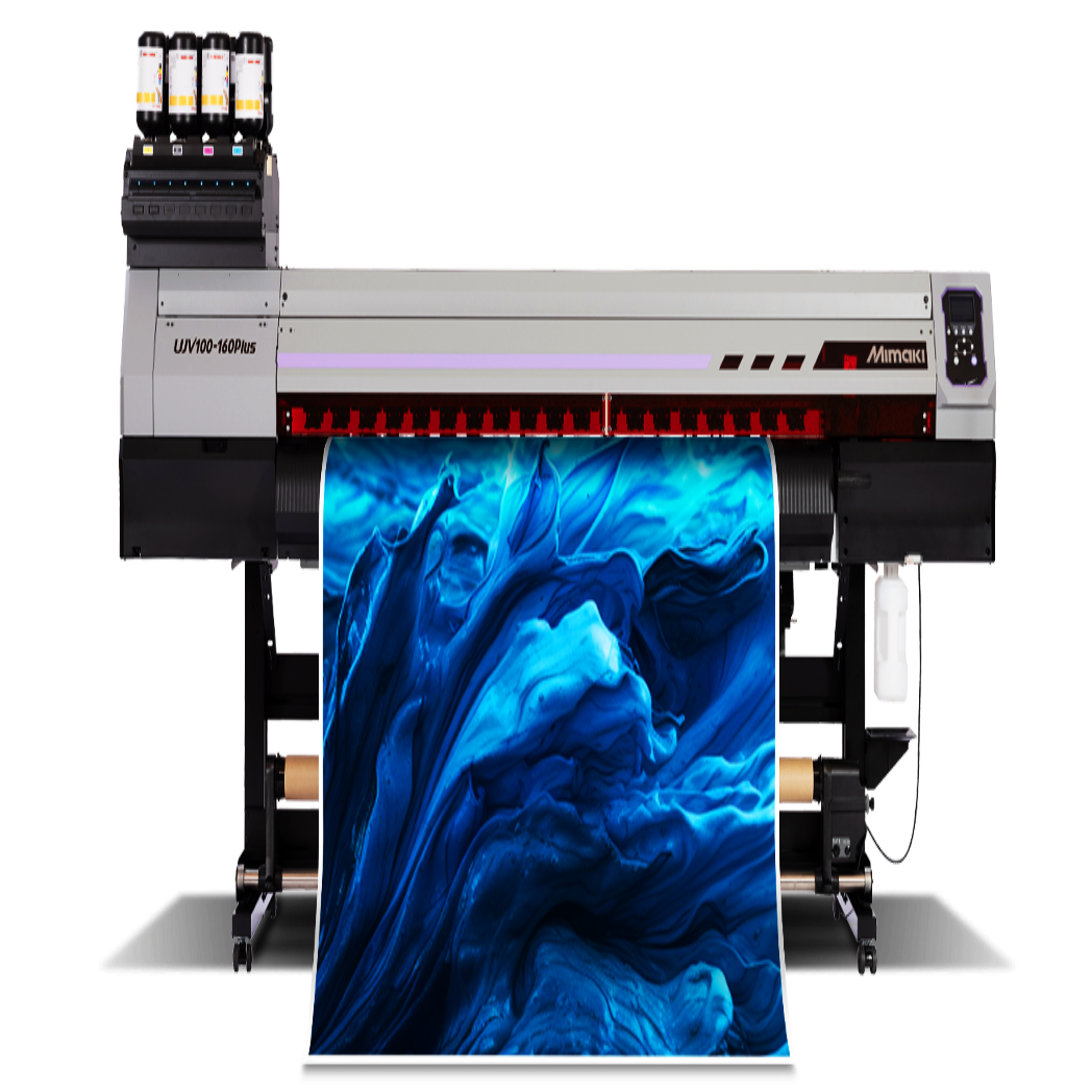 Absolute Toner Brand New Mimaki UJV100-160Plus UV-LED Roll to Roll Inkjet Printer With Dot Adjustment System (DAS) Printers/Copiers