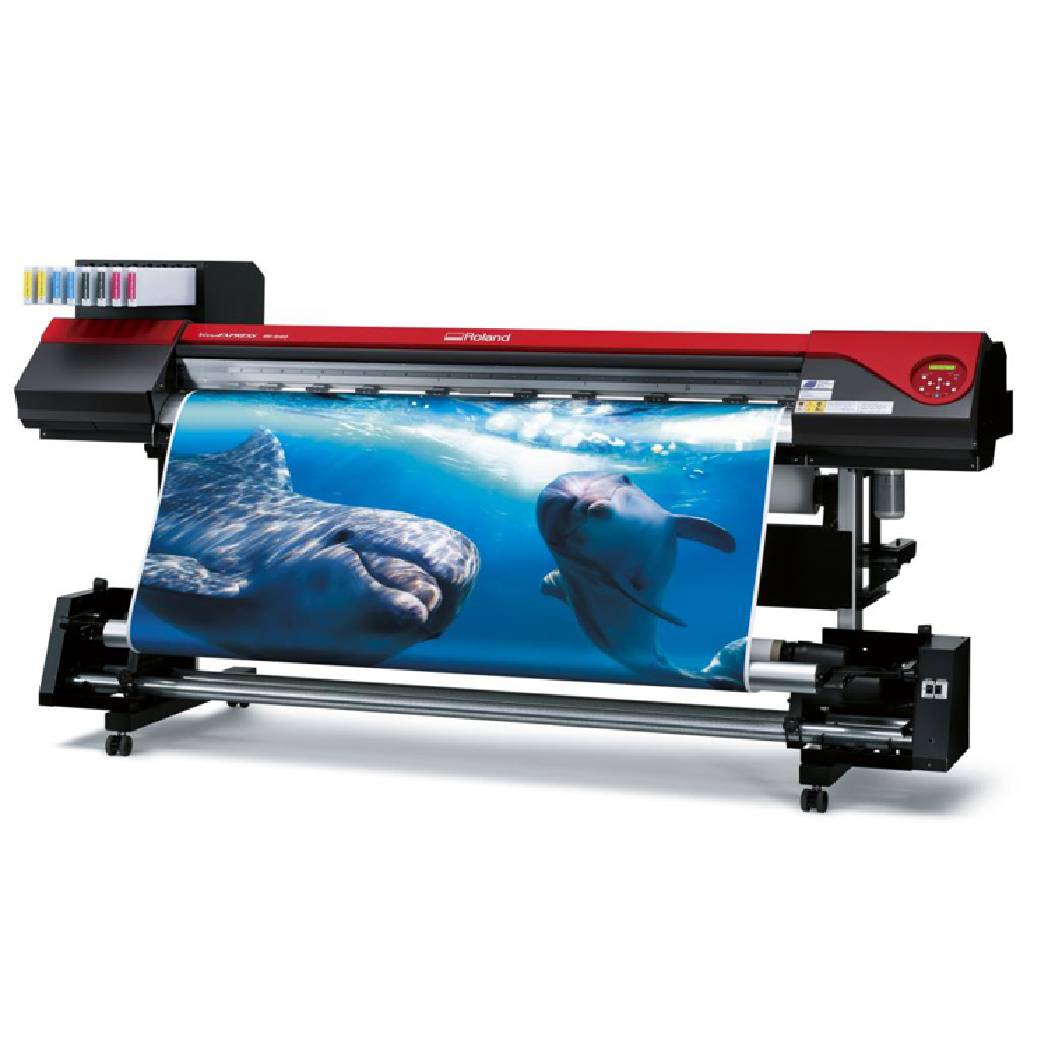 Absolute Toner $195/Month ROLAND VersaEXPRESS RF-640 (RF640) 64" 4-Color Large Format Inkjet Printer With Take-Up Large Format Printers