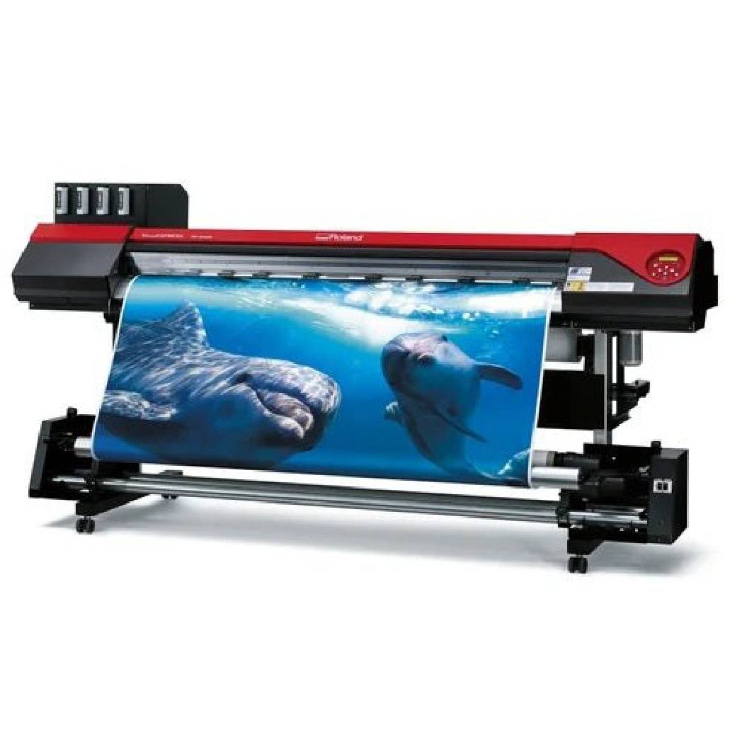 Absolute Toner $195/Month ROLAND VersaEXPRESS RF-640 (RF640) 64" 4-Color Large Format Inkjet Printer With Take-Up Large Format Printers