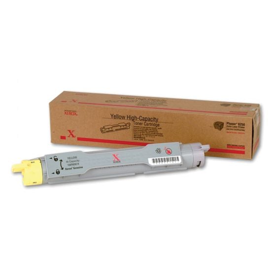 Absolute Toner Xerox Phaser 6250 Original Genuine OEM Yellow Toner Cartridge 106R00674 Original Xerox Cartridges