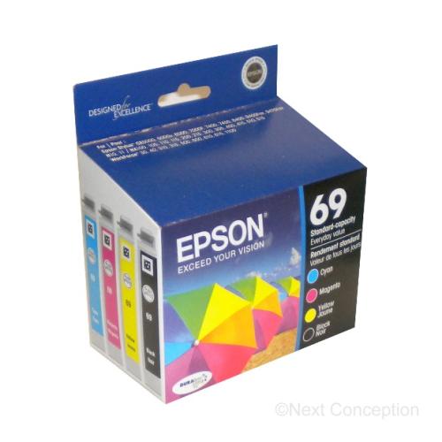 Absolute Toner T069120BCS EPSON COMBO INKJET CARTRIDGES (CMYK), STANDARD C Epson Ink Cartridges