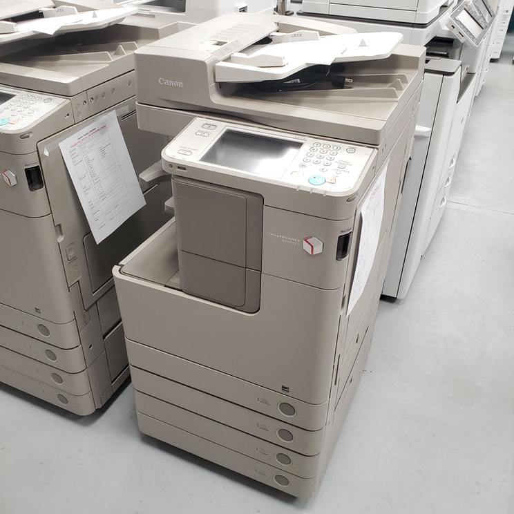 Absolute Toner Canon imageRUNNER ADVANCE 4045 (IRA 4045) Monochrome Multifunction Laser Printer, Copier, Scanner With Finisher, Stapler, 4 Paper Cassettes, LCD, 11x17 Showroom Monochrome Copiers