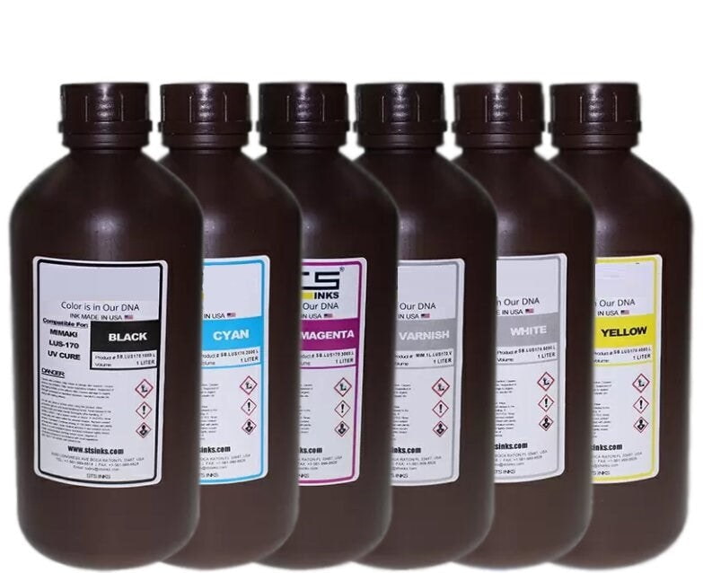 Absolute Toner Replacement Ink for Mimaki LUS-170 UV Curable 1 Liter MIMAKI Cartridges