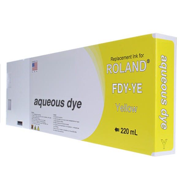 Absolute Toner Replacement Cartridge for Roland Aqueous Dye 220 ml FDY Roland Cartridges