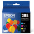 Absolute Toner Epson 288 Original Genuine OEM Combo Ink Cartridge | T288120BCS Original Epson Cartridges