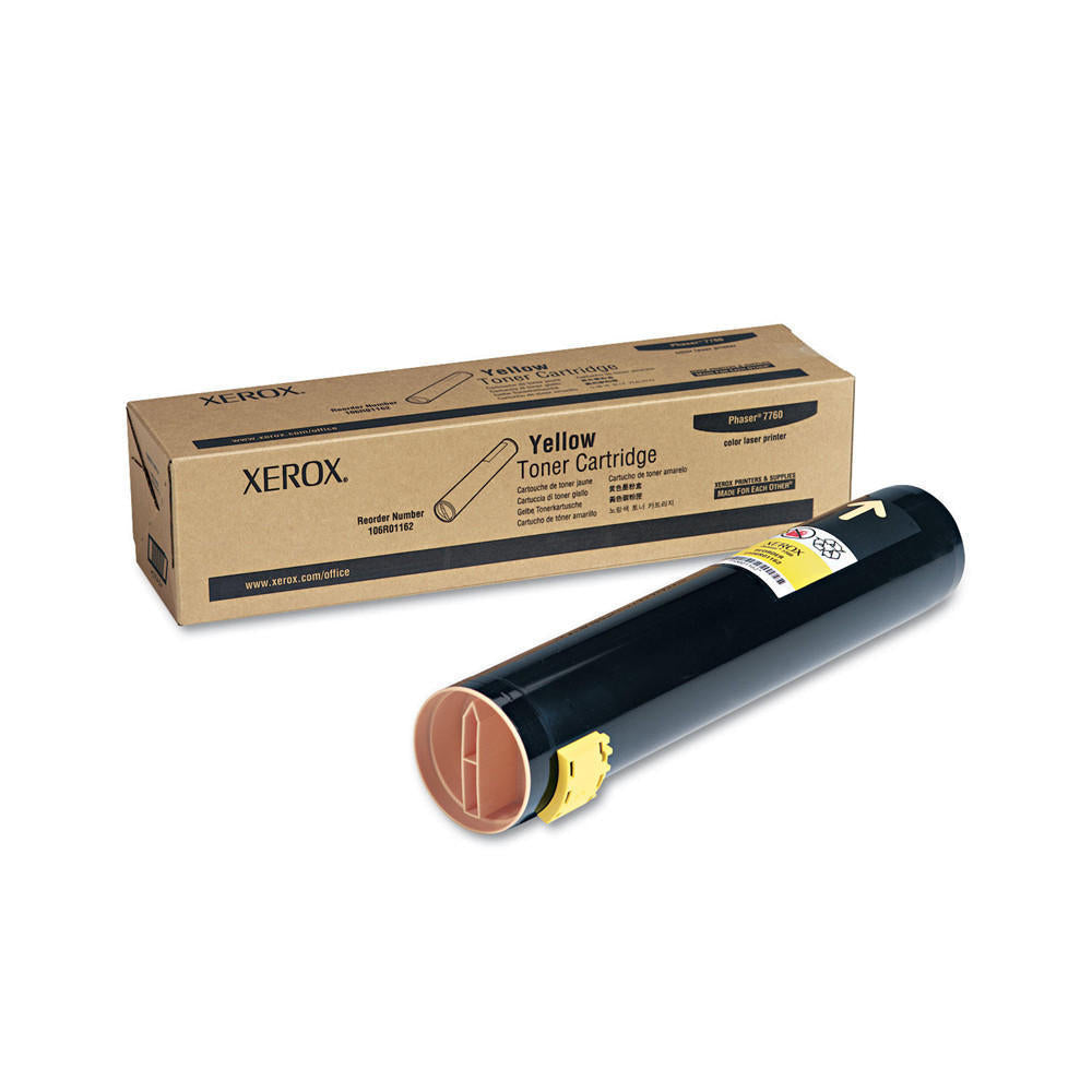 Absolute Toner Xerox Genuine 106R01162 Yellow Toner Cartridge For Phaser 7760 | Original OEM Original Xerox Cartridges