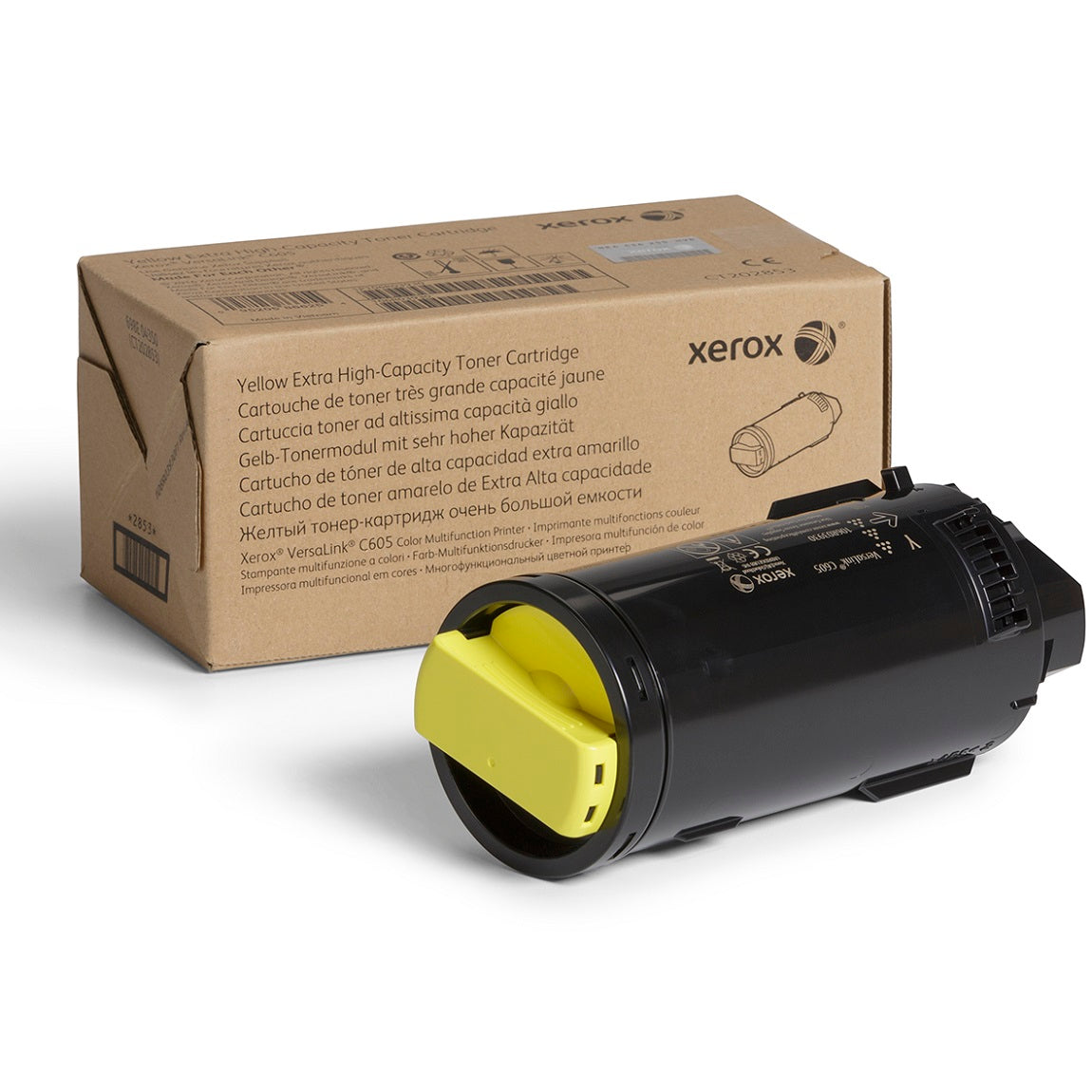 Absolute Toner Xerox Genuine 106R03930 Yellow Extra High Capacity Original OEM Laser Toner Cartridge - 16800 Pages For Use In VersaLink C605 Printer Original Xerox Cartridges