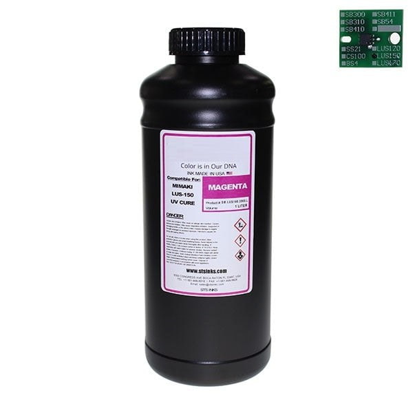 Absolute Toner Replacement Ink for Mimaki LUS-150 UV Curable 1 Liter MIMAKI Cartridges