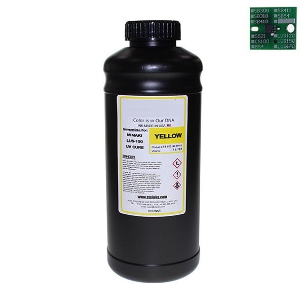 Absolute Toner Replacement Ink for Mimaki LUS-150 UV Curable 1 Liter MIMAKI Cartridges